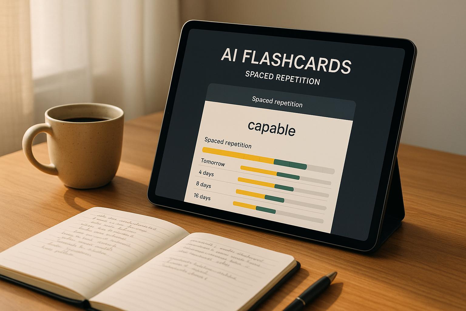 How AI Flashcards Use Spaced Repetition for Memory